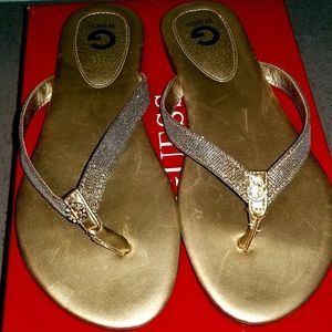 Guess Gold Sandals